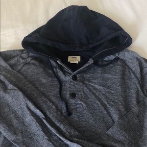Men’s vans lightweight shirt with hood
